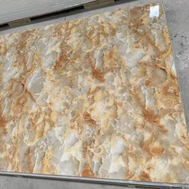Panel de mármol de PVC anti arañazos con alto brillo Fábrica de